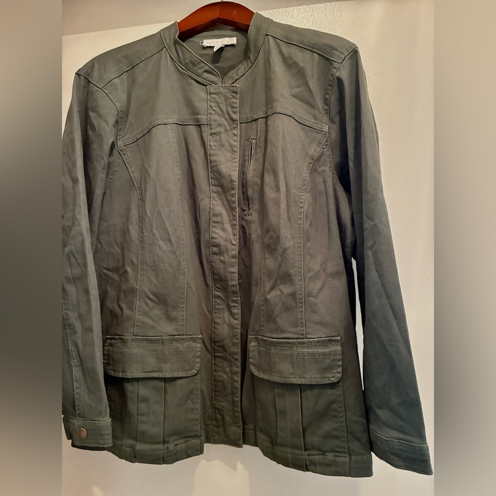 Westport Army Green Utility Jacket Women’s - Picture 2 of 4